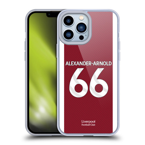 Liverpool Football Club 2023/24 Players Home Kit Trent Alexander-Arnold Soft Gel Case for Apple iPhone 13 Pro Max