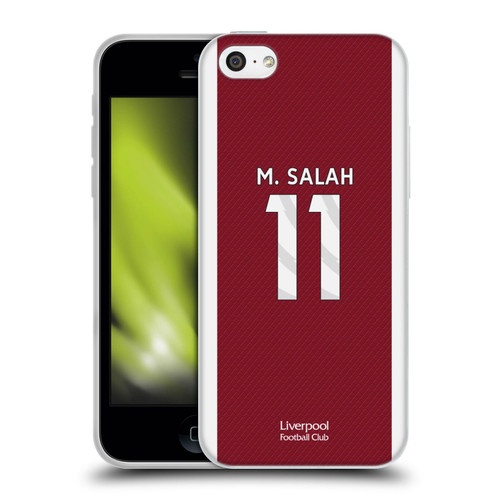 Liverpool Football Club 2023/24 Players Home Kit Mohamed Salah Soft Gel Case for Apple iPhone 5c