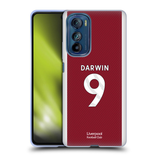 Liverpool Football Club 2023/24 Players Home Kit Darwin Núñez Soft Gel Case for Motorola Edge 30