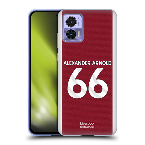 Liverpool Football Club 2023/24 Players Home Kit Trent Alexander-Arnold Soft Gel Case for Motorola Edge 30 Neo 5G