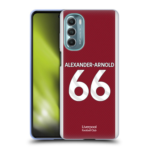 Liverpool Football Club 2023/24 Players Home Kit Trent Alexander-Arnold Soft Gel Case for Motorola Moto G Stylus 5G (2022)