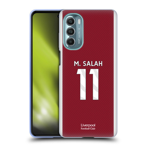 Liverpool Football Club 2023/24 Players Home Kit Mohamed Salah Soft Gel Case for Motorola Moto G Stylus 5G (2022)