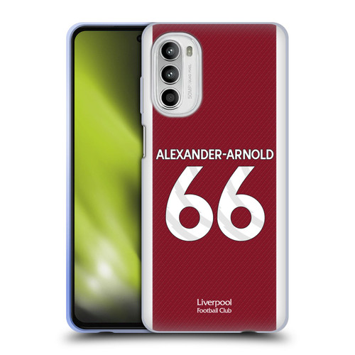 Liverpool Football Club 2023/24 Players Home Kit Trent Alexander-Arnold Soft Gel Case for Motorola Moto G52