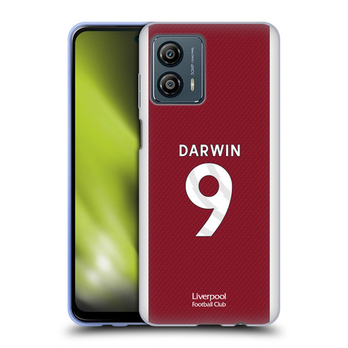 Liverpool Football Club 2023/24 Players Home Kit Darwin Núñez Soft Gel Case for Motorola Moto G53 5G