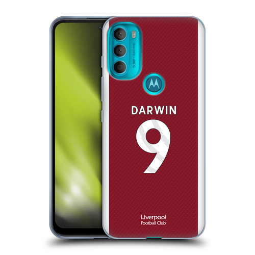 Liverpool Football Club 2023/24 Players Home Kit Darwin Núñez Soft Gel Case for Motorola Moto G71 5G