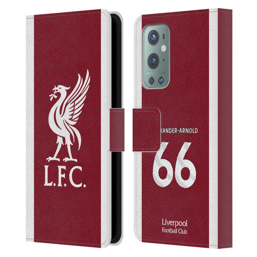 Liverpool Football Club 2023/24 Players Home Kit Trent Alexander-Arnold Leather Book Wallet Case Cover For OnePlus 9