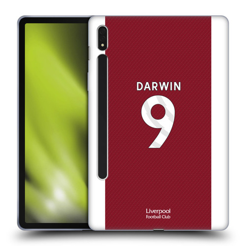 Liverpool Football Club 2023/24 Players Home Kit Darwin Núñez Soft Gel Case for Samsung Galaxy Tab S8