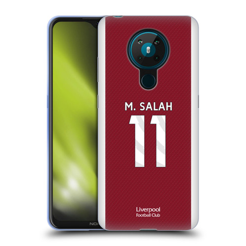 Liverpool Football Club 2023/24 Players Home Kit Mohamed Salah Soft Gel Case for Nokia 5.3