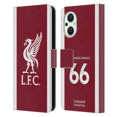 Liverpool Football Club 2023/24 Players Home Kit Trent Alexander-Arnold Leather Book Wallet Case Cover For OPPO Reno8 Lite