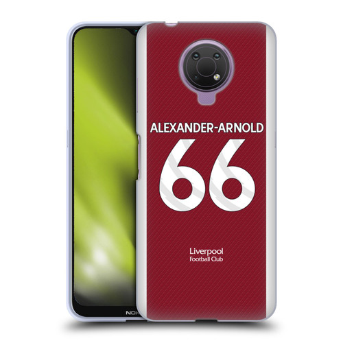 Liverpool Football Club 2023/24 Players Home Kit Trent Alexander-Arnold Soft Gel Case for Nokia G10