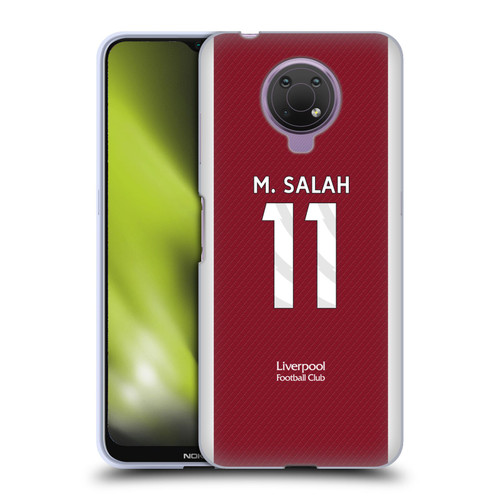 Liverpool Football Club 2023/24 Players Home Kit Mohamed Salah Soft Gel Case for Nokia G10