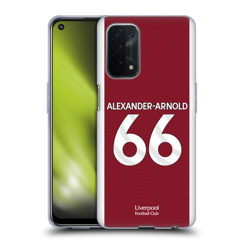 Liverpool Football Club 2023/24 Players Home Kit Trent Alexander-Arnold Soft Gel Case for OPPO A54 5G