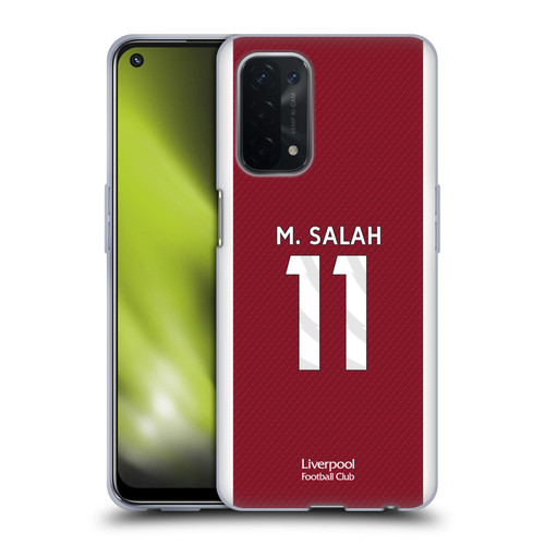 Liverpool Football Club 2023/24 Players Home Kit Mohamed Salah Soft Gel Case for OPPO A54 5G