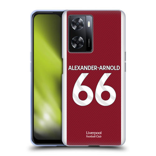 Liverpool Football Club 2023/24 Players Home Kit Trent Alexander-Arnold Soft Gel Case for OPPO A57s