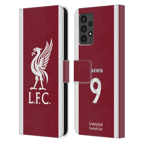 Liverpool Football Club 2023/24 Players Home Kit Darwin Núñez Leather Book Wallet Case Cover For Samsung Galaxy A13 (2022)