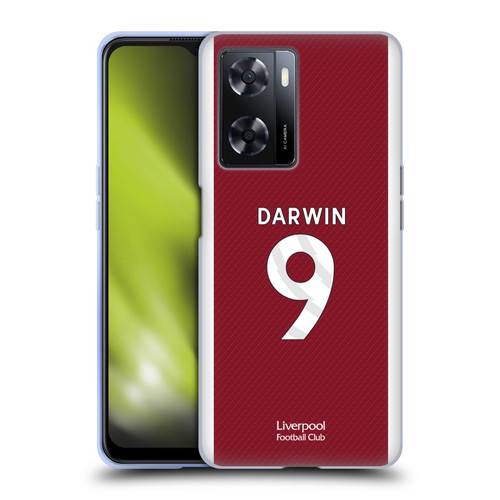 Liverpool Football Club 2023/24 Players Home Kit Darwin Núñez Soft Gel Case for OPPO A57s