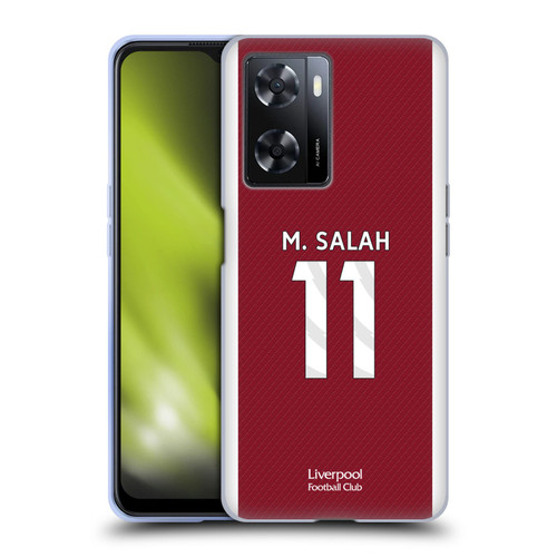Liverpool Football Club 2023/24 Players Home Kit Mohamed Salah Soft Gel Case for OPPO A57s
