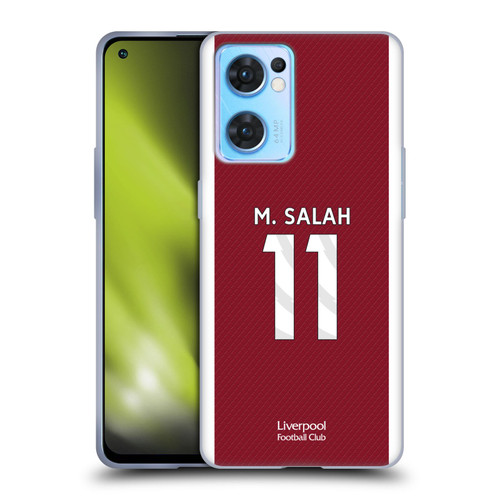 Liverpool Football Club 2023/24 Players Home Kit Mohamed Salah Soft Gel Case for OPPO Reno7 5G / Find X5 Lite