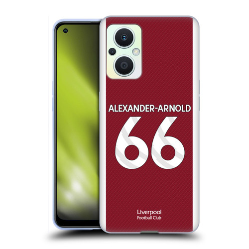 Liverpool Football Club 2023/24 Players Home Kit Trent Alexander-Arnold Soft Gel Case for OPPO Reno8 Lite