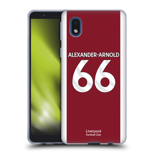 Liverpool Football Club 2023/24 Players Home Kit Trent Alexander-Arnold Soft Gel Case for Samsung Galaxy A01 Core (2020)