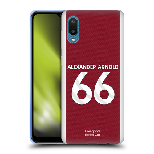 Liverpool Football Club 2023/24 Players Home Kit Trent Alexander-Arnold Soft Gel Case for Samsung Galaxy A02/M02 (2021)