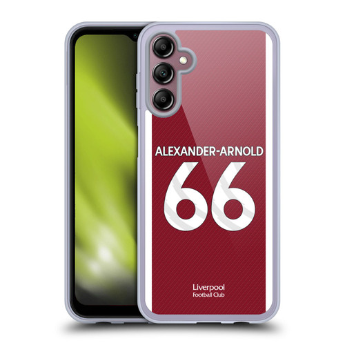 Liverpool Football Club 2023/24 Players Home Kit Trent Alexander-Arnold Soft Gel Case for Samsung Galaxy A14 5G