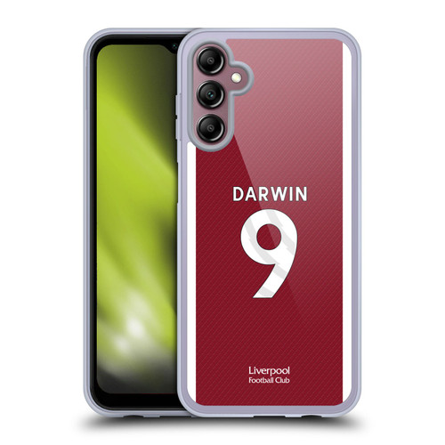 Liverpool Football Club 2023/24 Players Home Kit Darwin Núñez Soft Gel Case for Samsung Galaxy A14 5G
