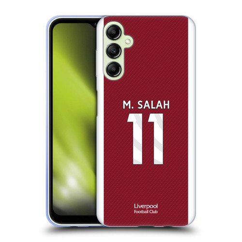 Liverpool Football Club 2023/24 Players Home Kit Mohamed Salah Soft Gel Case for Samsung Galaxy A14 5G