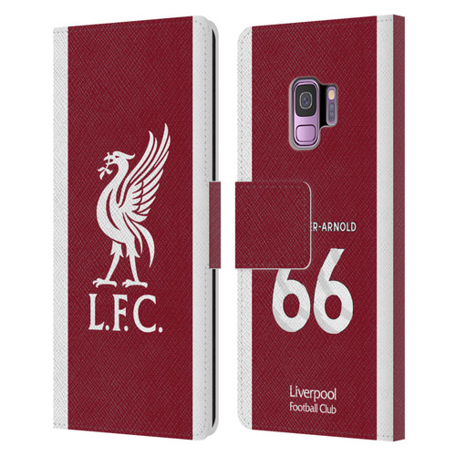 Liverpool Football Club 2023/24 Players Home Kit Trent Alexander-Arnold Leather Book Wallet Case Cover For Samsung Galaxy S9