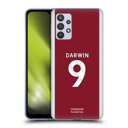 Liverpool Football Club 2023/24 Players Home Kit Darwin Núñez Soft Gel Case for Samsung Galaxy A32 5G / M32 5G (2021)