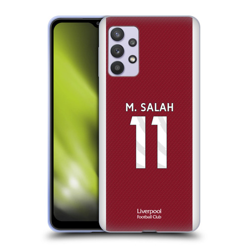 Liverpool Football Club 2023/24 Players Home Kit Mohamed Salah Soft Gel Case for Samsung Galaxy A32 5G / M32 5G (2021)