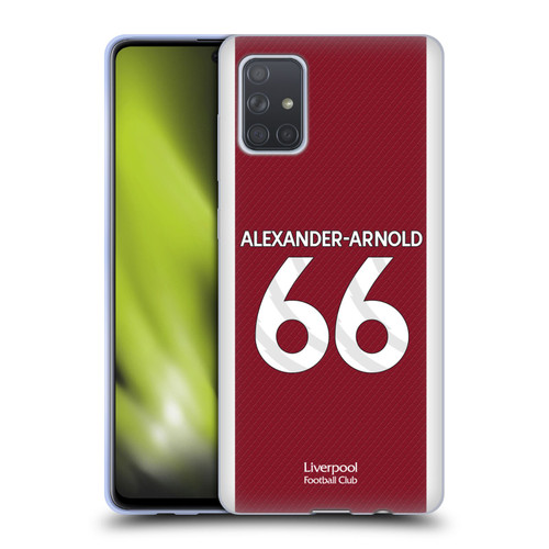 Liverpool Football Club 2023/24 Players Home Kit Trent Alexander-Arnold Soft Gel Case for Samsung Galaxy A71 (2019)