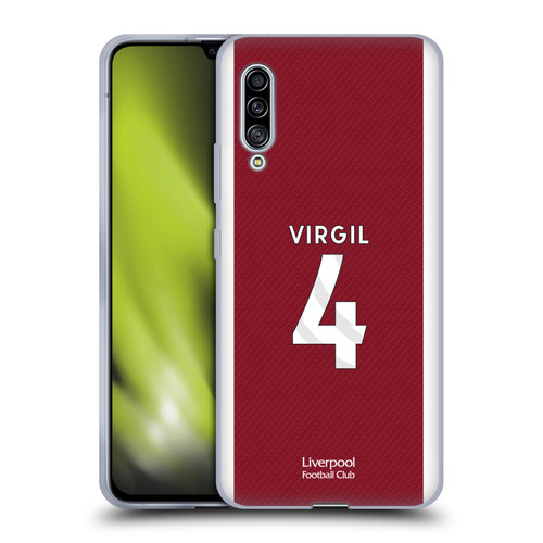 Liverpool Football Club 2023/24 Players Home Kit Virgil van Dijk Soft Gel Case for Samsung Galaxy A90 5G (2019)