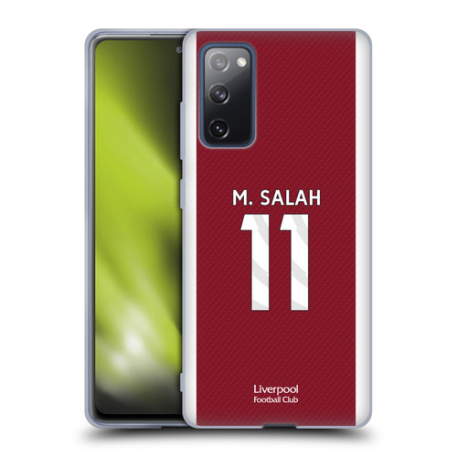 Liverpool Football Club 2023/24 Players Home Kit Mohamed Salah Soft Gel Case for Samsung Galaxy S20 FE / 5G
