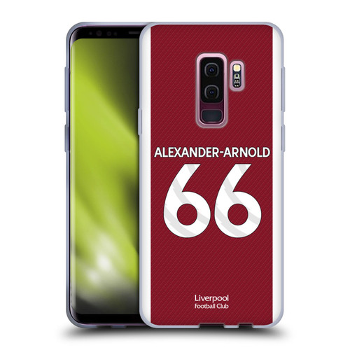 Liverpool Football Club 2023/24 Players Home Kit Trent Alexander-Arnold Soft Gel Case for Samsung Galaxy S9+ / S9 Plus