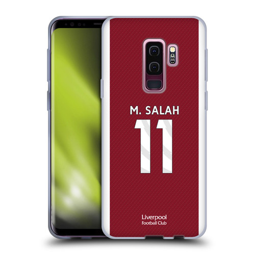 Liverpool Football Club 2023/24 Players Home Kit Mohamed Salah Soft Gel Case for Samsung Galaxy S9+ / S9 Plus