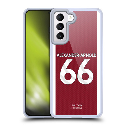 Liverpool Football Club 2023/24 Players Home Kit Trent Alexander-Arnold Soft Gel Case for Samsung Galaxy S21 5G