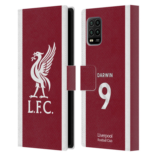 Liverpool Football Club 2023/24 Players Home Kit Darwin Núñez Leather Book Wallet Case Cover For Xiaomi Mi 10 Lite 5G