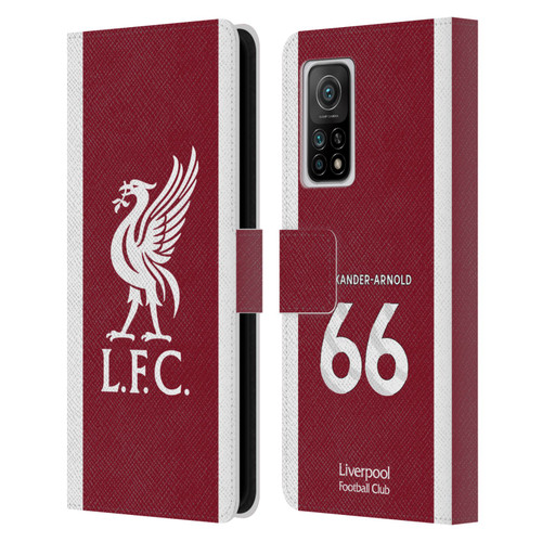 Liverpool Football Club 2023/24 Players Home Kit Trent Alexander-Arnold Leather Book Wallet Case Cover For Xiaomi Mi 10T 5G