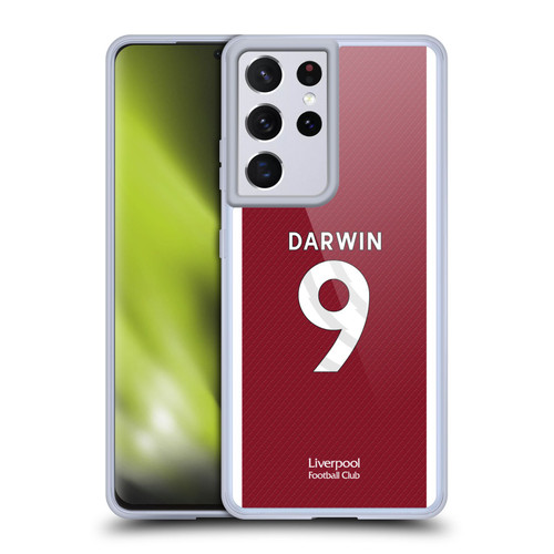 Liverpool Football Club 2023/24 Players Home Kit Darwin Núñez Soft Gel Case for Samsung Galaxy S21 Ultra 5G