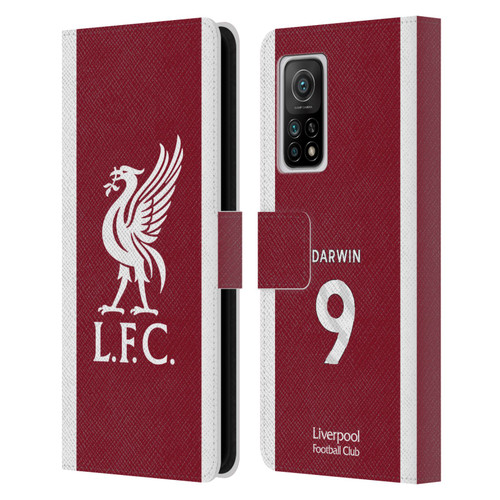 Liverpool Football Club 2023/24 Players Home Kit Darwin Núñez Leather Book Wallet Case Cover For Xiaomi Mi 10T 5G