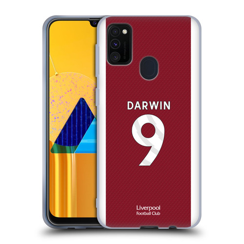 Liverpool Football Club 2023/24 Players Home Kit Darwin Núñez Soft Gel Case for Samsung Galaxy M30s (2019)/M21 (2020)