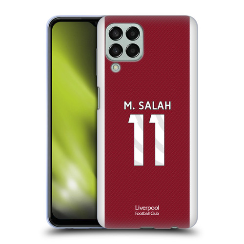 Liverpool Football Club 2023/24 Players Home Kit Mohamed Salah Soft Gel Case for Samsung Galaxy M33 (2022)