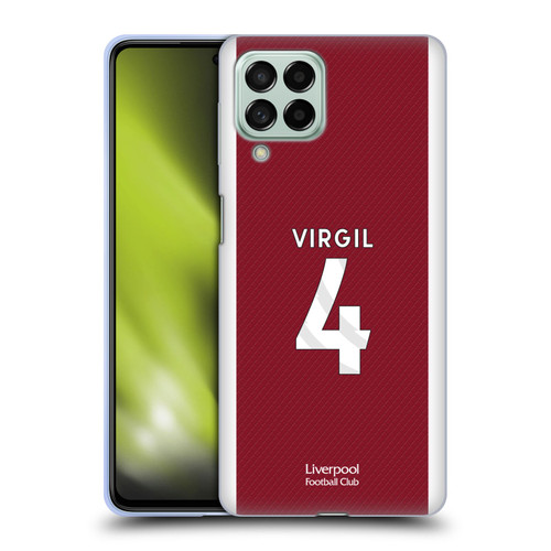 Liverpool Football Club 2023/24 Players Home Kit Virgil van Dijk Soft Gel Case for Samsung Galaxy M53 (2022)