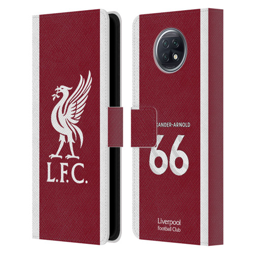 Liverpool Football Club 2023/24 Players Home Kit Trent Alexander-Arnold Leather Book Wallet Case Cover For Xiaomi Redmi Note 9T 5G