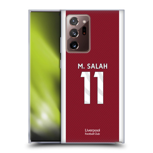 Liverpool Football Club 2023/24 Players Home Kit Mohamed Salah Soft Gel Case for Samsung Galaxy Note20 Ultra / 5G