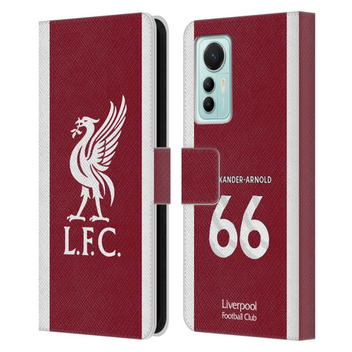 Liverpool Football Club 2023/24 Players Home Kit Trent Alexander-Arnold Leather Book Wallet Case Cover For Xiaomi 12 Lite