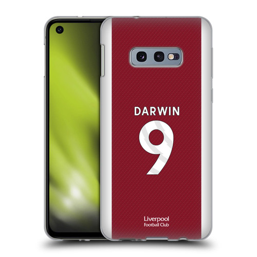 Liverpool Football Club 2023/24 Players Home Kit Darwin Núñez Soft Gel Case for Samsung Galaxy S10e