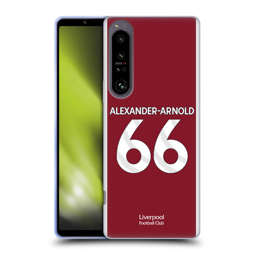 Liverpool Football Club 2023/24 Players Home Kit Trent Alexander-Arnold Soft Gel Case for Sony Xperia 1 IV