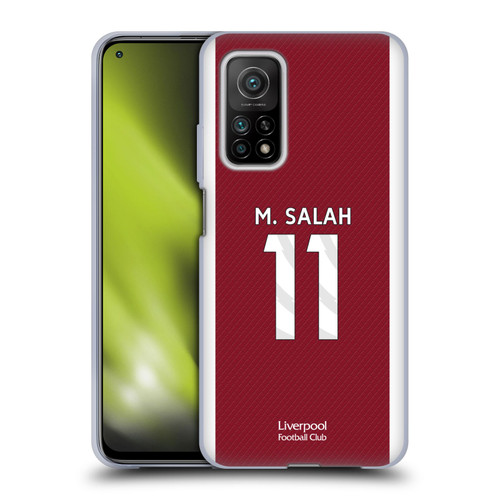 Liverpool Football Club 2023/24 Players Home Kit Mohamed Salah Soft Gel Case for Xiaomi Mi 10T 5G